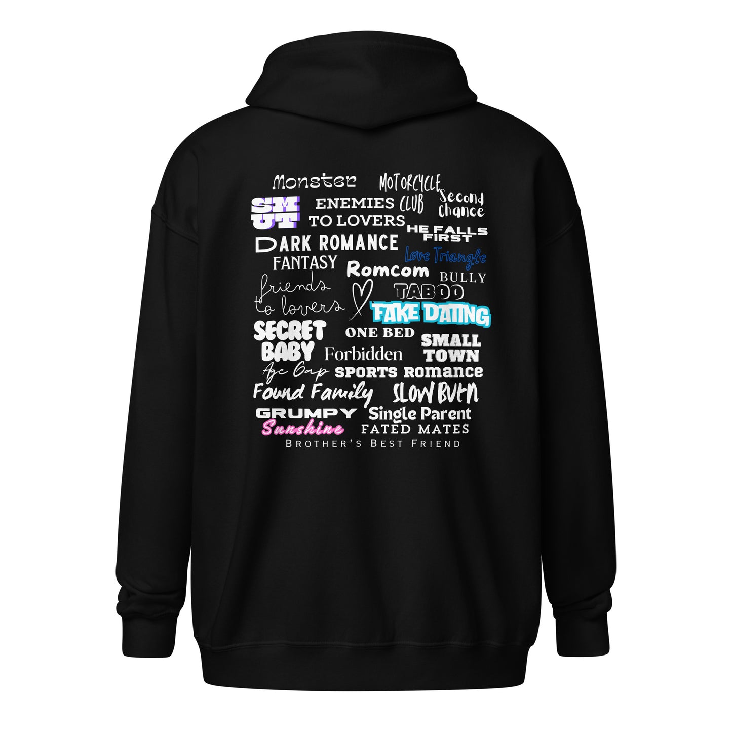 Smuthood Trope Zip Up Hoodie