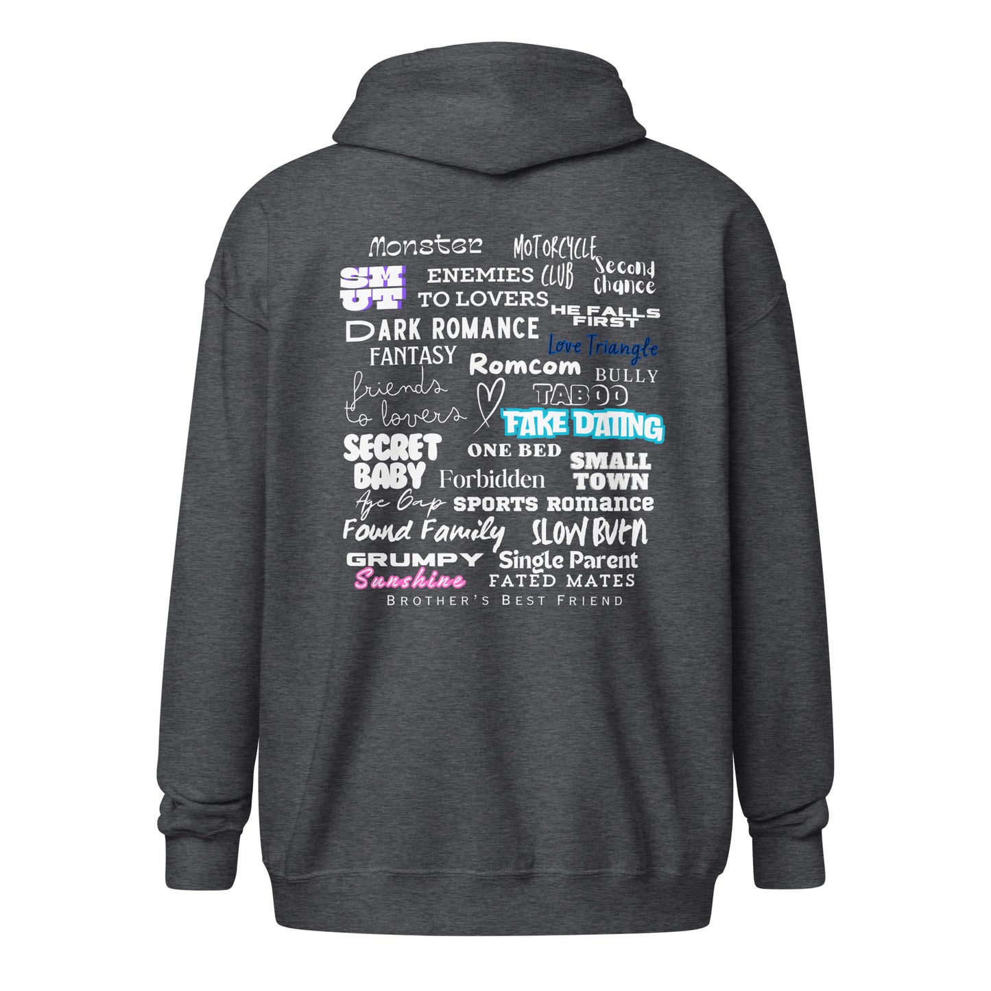 Smuthood Trope Zip Up Hoodie