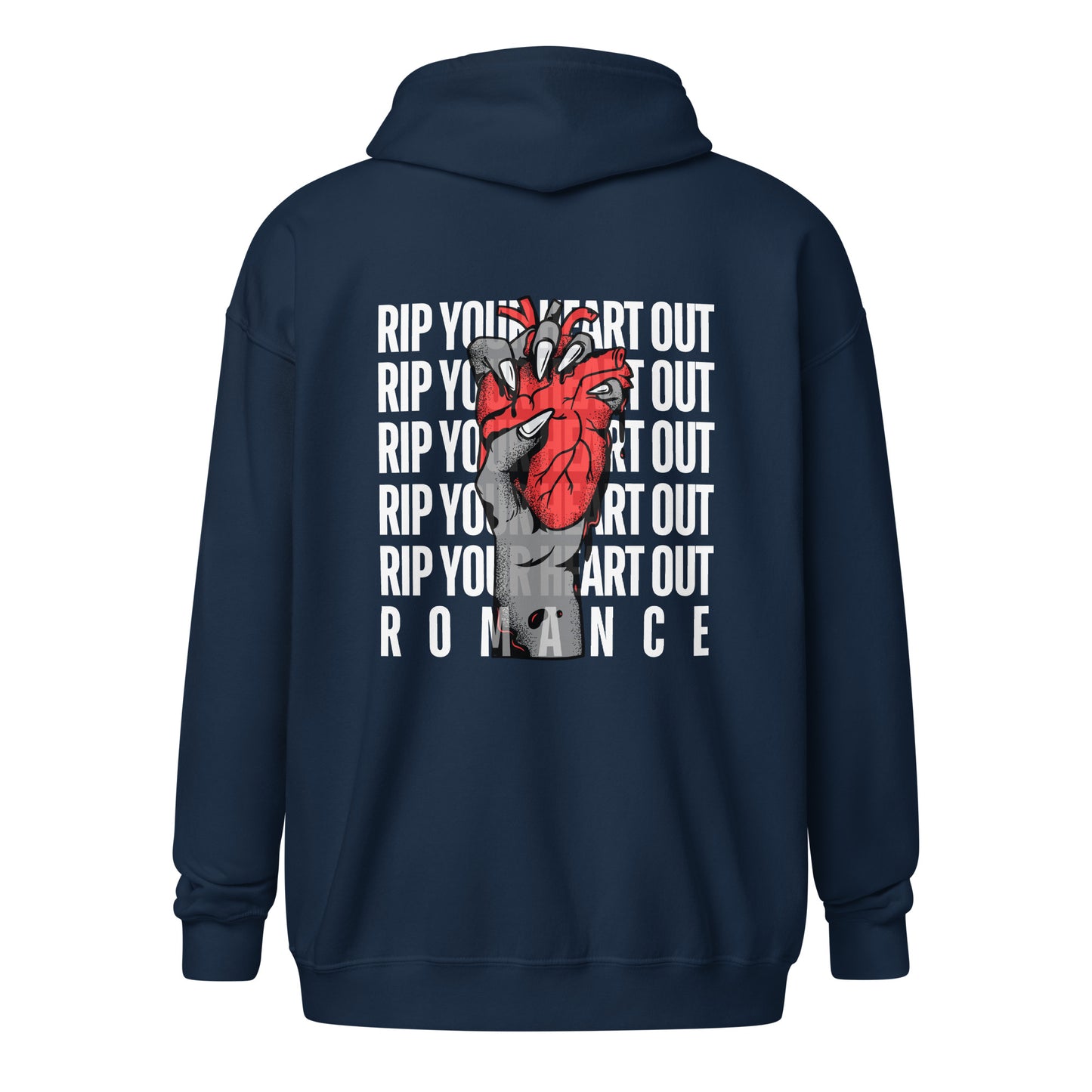 Rip Your Heart Out Zip Up Hoodie