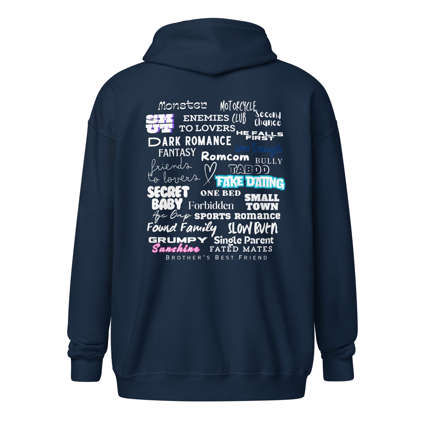 Smuthood Trope Zip Up Hoodie