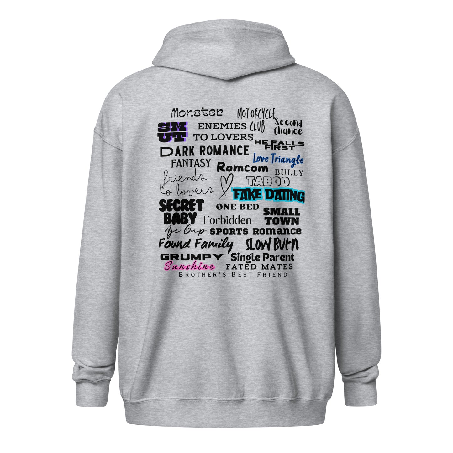 Smuthood Trope Zip Up Hoodie