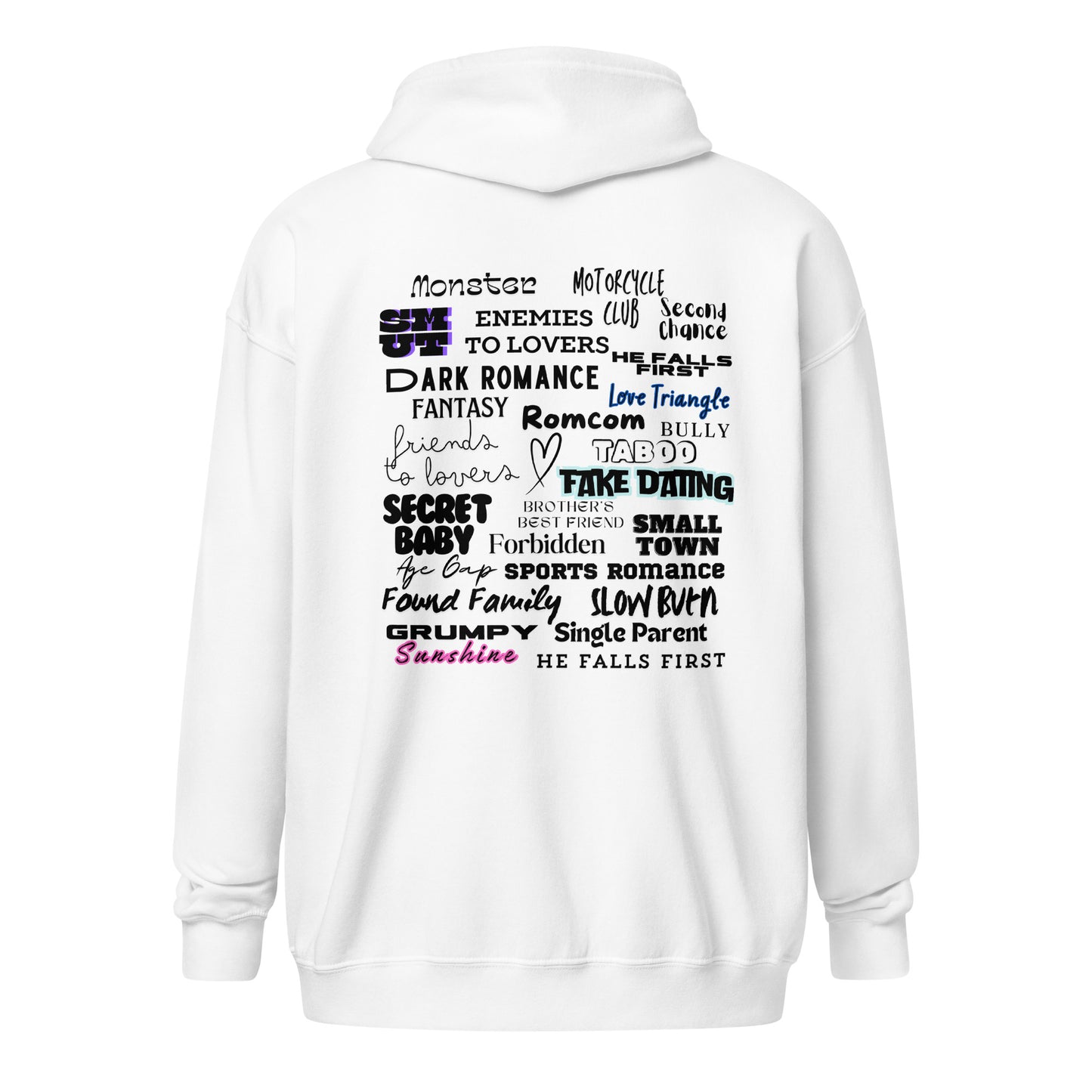 Smuthood Trope Zip Up Hoodie