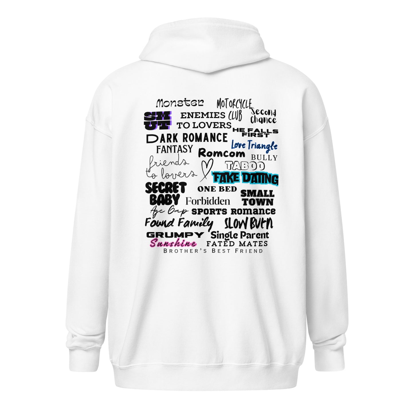Smuthood Trope Zip Up Hoodie