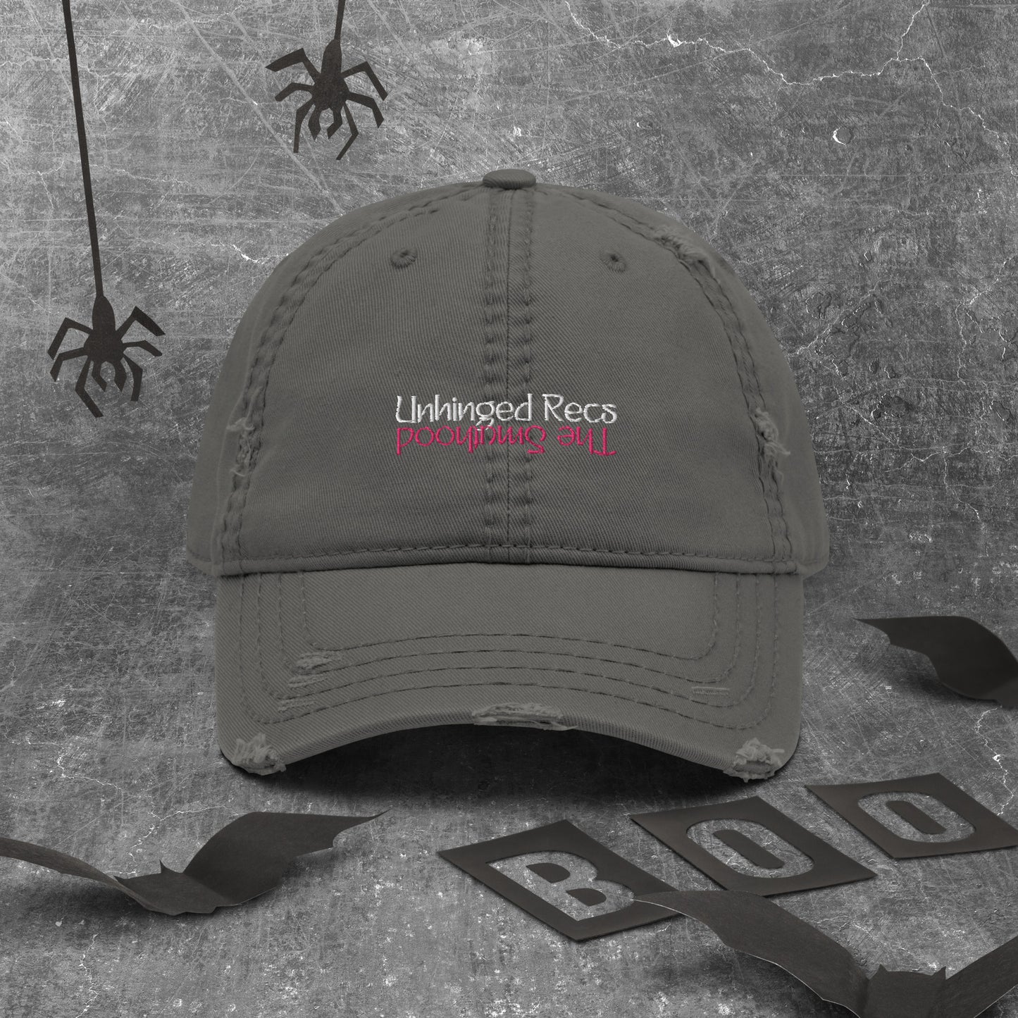 Unhinged Recs Embroidered Hat