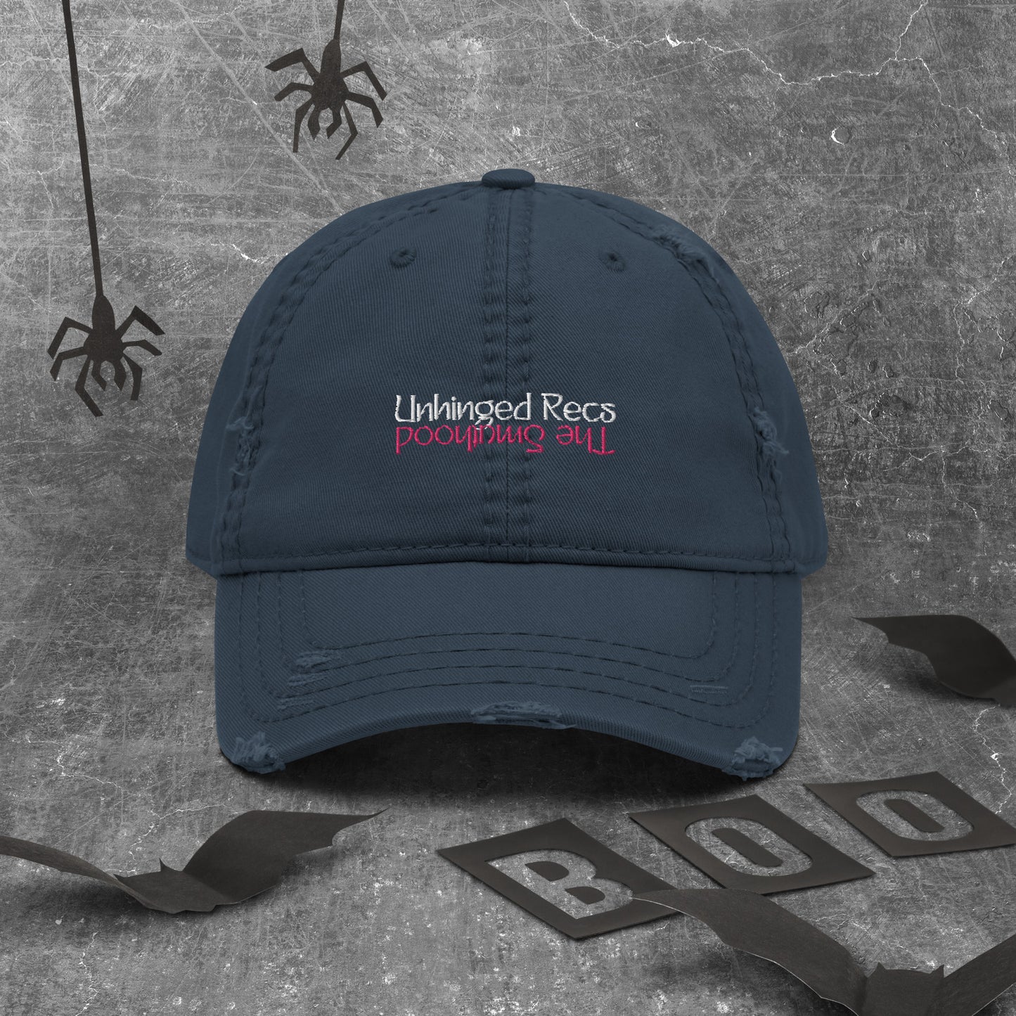 Unhinged Recs Embroidered Hat