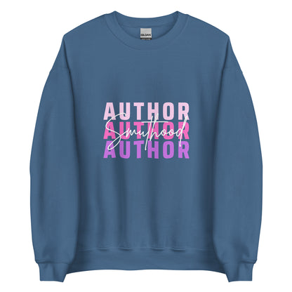 Smuthood Author Crewneck - Pink