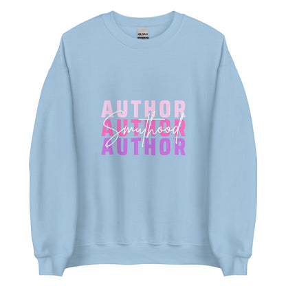 Smuthood Author Crewneck - Pink