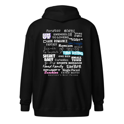 Smuthood Trope Zip Up Hoodie