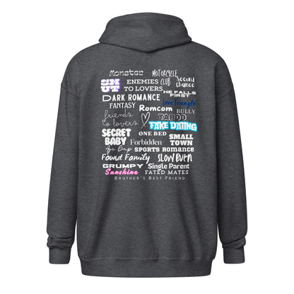 Smuthood Trope Zip Up Hoodie