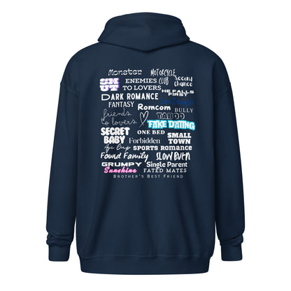 Smuthood Trope Zip Up Hoodie
