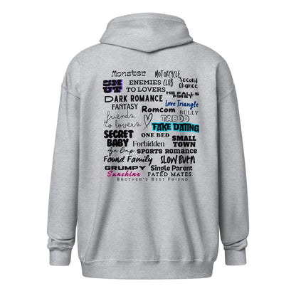 Smuthood Trope Zip Up Hoodie