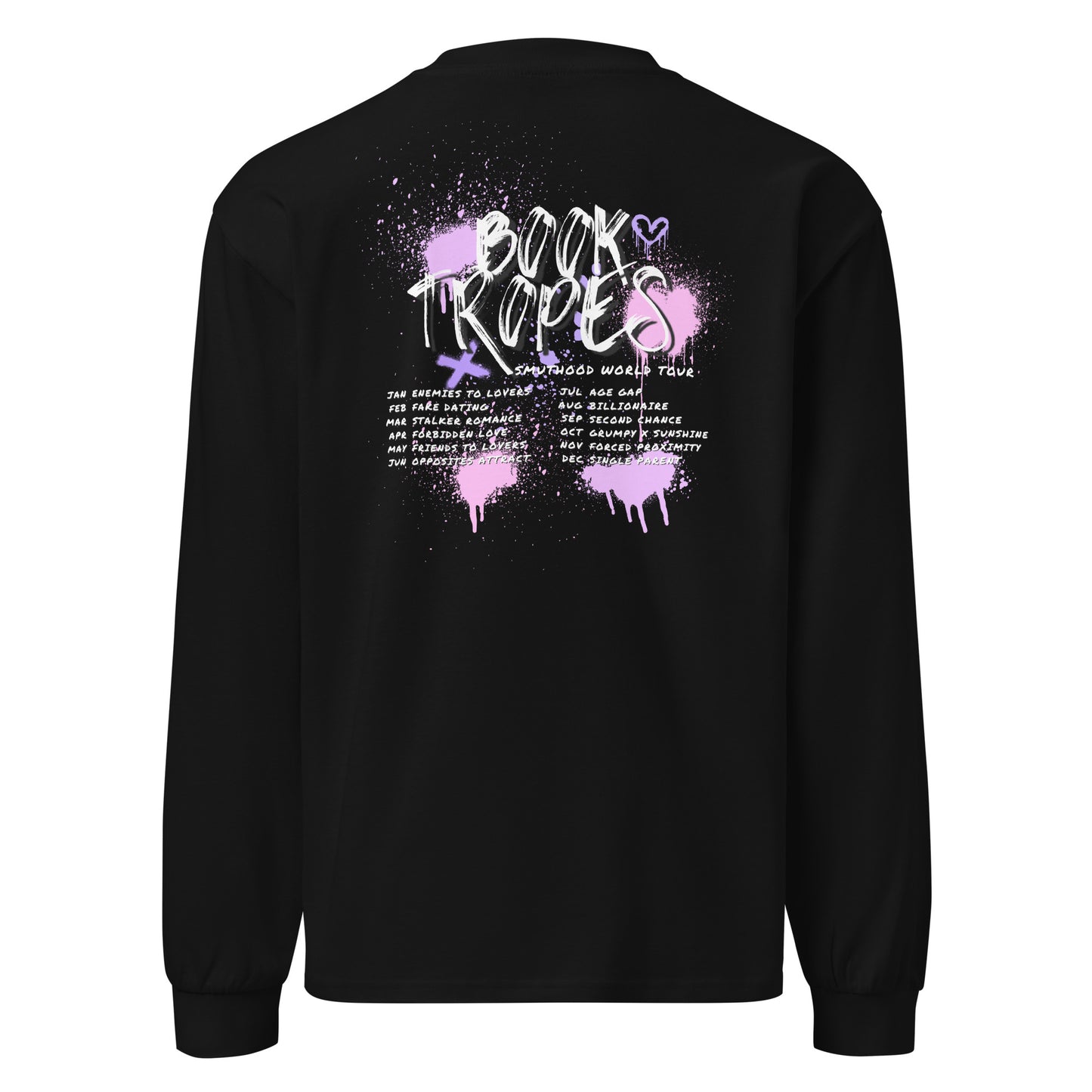 Smuthood Book Trope Tour Long Sleeve T-shirt