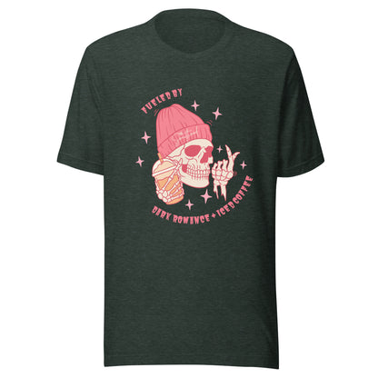 Fueled by Dark Romance & Coffee Trope T-Shirt