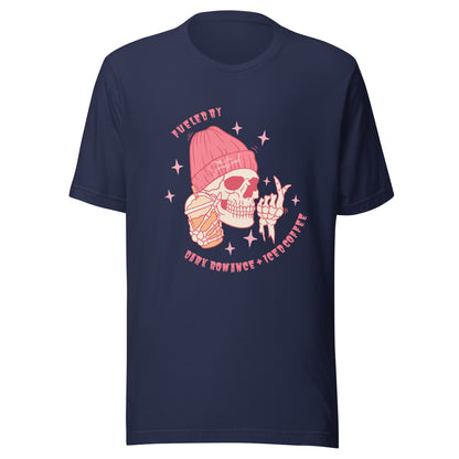 Fueled by Dark Romance & Coffee Trope T-Shirt