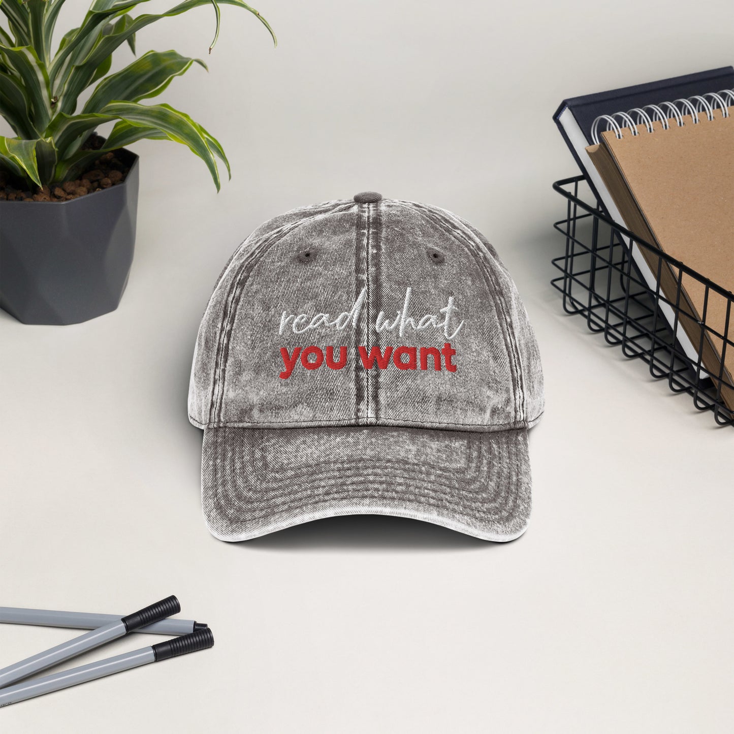 Read What You Want Trope Vintage Hat